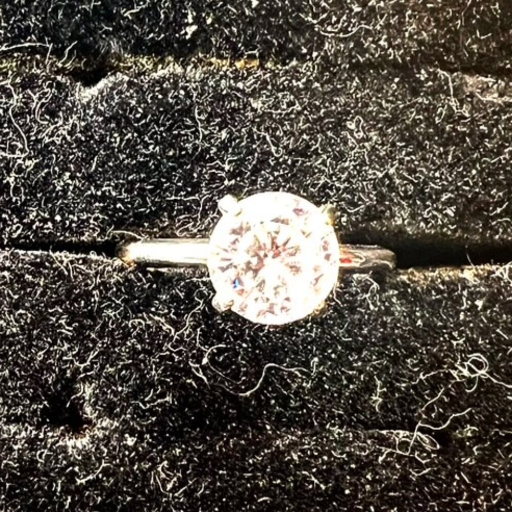 Gold Plated CZ Ring